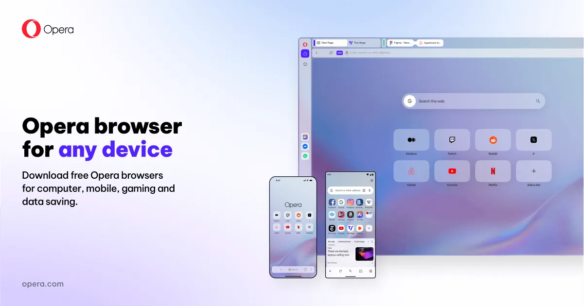 Интерфейс Opera