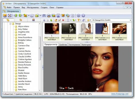 Интерфейс XnView MP