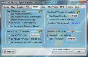 Скриншот Vista Codec Package